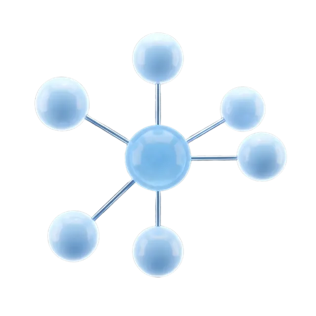 Premium 3D peptide molecular structure