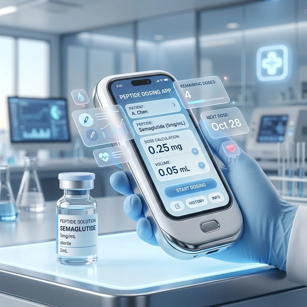 Tirzepatide Calculator Concept UI